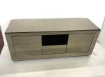 Popular Hotel Mirrored Glass TV Cabinet , Black Mirrored Corner TV Cabinet