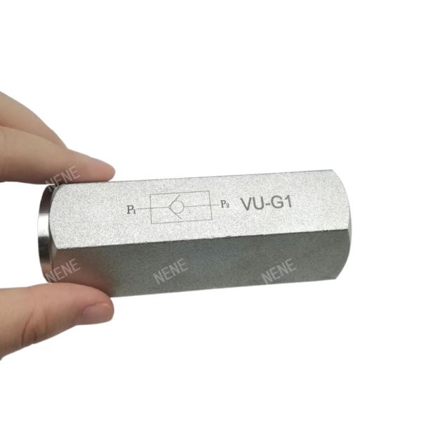 Buy cheap VU-G1 VU-G11/4 VU-G11/2 VU-G2 Hydraulic Straight Tube One-Way Valve Check Valve from wholesalers