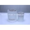 Buy cheap Frosted Design Glass Candle Holder With Gold Logo from wholesalers