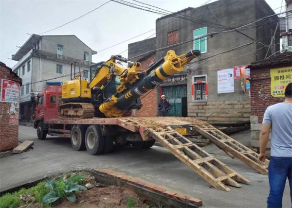 Buy cheap KR50 Excavator Drilling Rig Portable Borehole Pile Auger Crawler Foundation from wholesalers