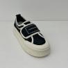 Buy cheap OEM Black Canvas Trainers Womens Rubber Outsole Wide Fit Canvas Trainers from wholesalers