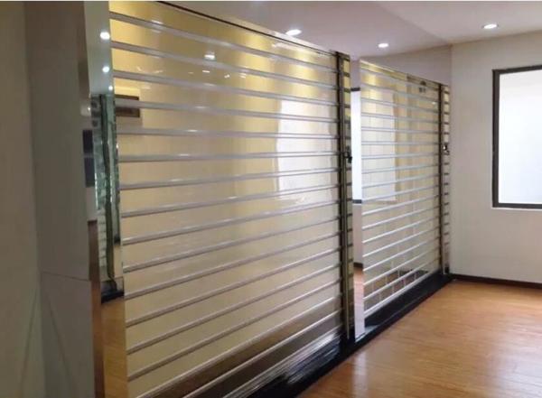 Buy cheap Crystal Clear Transparent Roller Shutters Doors Polycarbonate Commercial Full Vision PC from wholesalers