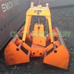 2 Rope Loading Wireless 12 Cubic Crane Grab Bucket