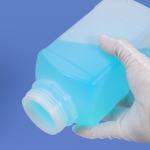 250ML Wide Neck Square Bottle HDPE Material Cylinderical Body