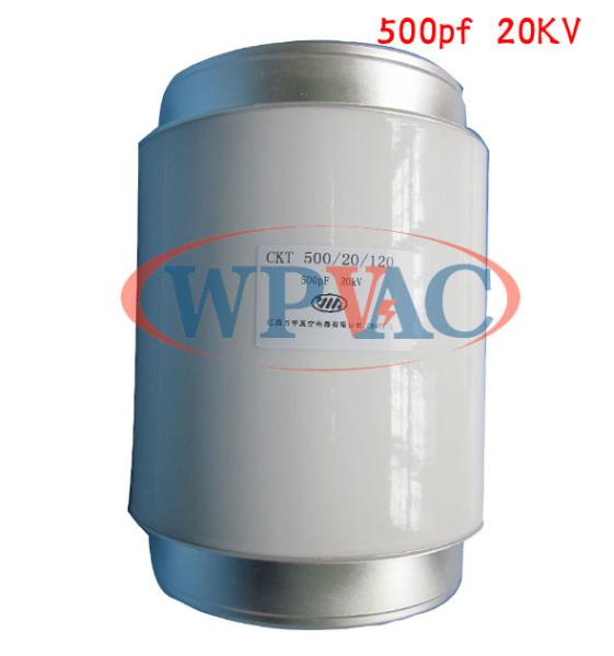 Buy cheap Small Size Fixed Ceramic Vacuum Capacitor CKT500/20/120 500pf 20KV Save Space from wholesalers