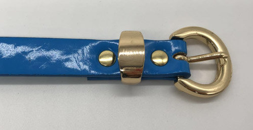 Metal Loop Youth Boys Belts 1.8cm Width 62g With Zinc Alloy Buckle