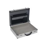 Standard Aluminum Laptop Case With Black Corner Document Pocket Briefcase