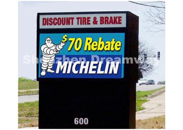 Buy cheap WIFI Control 10 mm Outdoor LED Signs with 7500 nits Luminance IP65 Waterproof from wholesalers