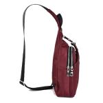 Nylon Reflective Zipper Crossbody Bags For Men