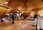 Cfm Luxury Glamping Tents Unbridled Arched Lines High Peak Roof Teepee Tent