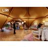 Buy cheap Cfm Luxury Glamping Tents Unbridled Arched Lines High Peak Roof Teepee Tent from wholesalers