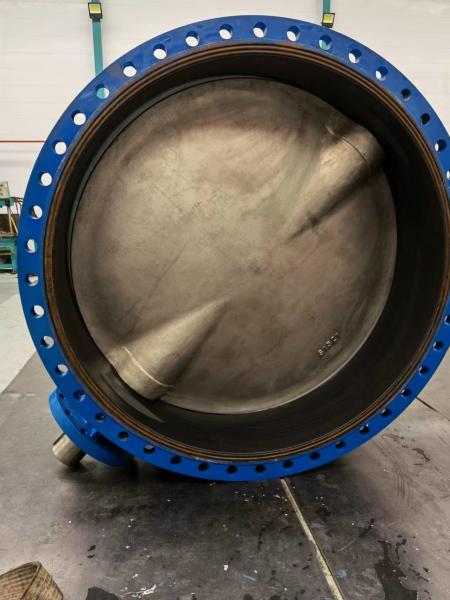 Buy cheap DN1800 BS EN 593 DI wormgear Rotork Auma Captop Underground butterfly valve from wholesalers