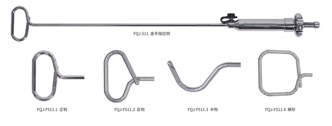 Reusable Medical Laparoscopic Articulating Forceps Golden Finger Retractor for Surgery