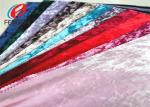 KS VELVET 95% Polyester 5% Spandex Velvet Garment Fabric Tear Resistant