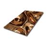 Buy cheap Golden Large Water Ripple Stainless Steel Sheet Decorative Wall Panel Wear Resistance from wholesalers