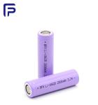 18620C Lithium Ion Rechargeable AAA Battery , 3.7V 2000mAh Battery 1.5A