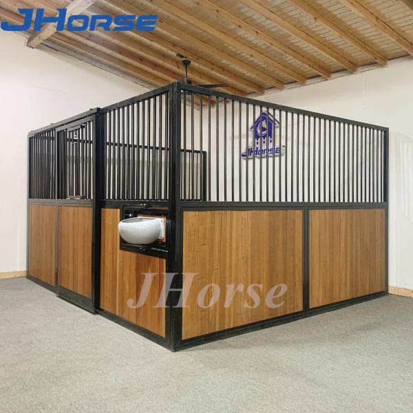 Buy cheap Bamboo Steel Stable European Horse Stalls With Sliding Door from wholesalers