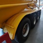 ABS Anti-lock Braking System Steel Flour Powder Tank Semi Trailer for Bulk