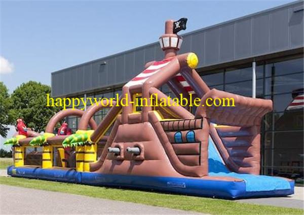 Quality adult inflatable obstacle course , boot camp inflatable obstacle course , amusement park for sale
