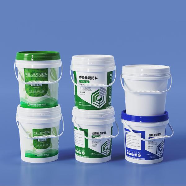 Buy cheap 20L Transparent Plastic Paint Bucket Strong and Sturdy for Fertilizer Packaging from wholesalers