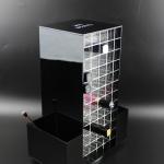 Acrylic Makeup Organizer for Cosmetics Compartment Plexiglass Rotating Lipstick