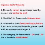 Mandarin Fireworks 2025 Chinese Factory Liuyang Pyrotechnics Display Shells