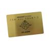 Buy cheap QR Code Metal Membership Card Brass Black Printing Brushed from wholesalers