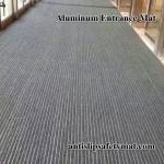 Anodized Rail Aluminum Entrance Mats Recessed 1.5MM Frame Thickness