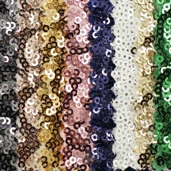 Buy cheap Shining 390 GSM Rose Sequin Fabric for Women'S Fashion Dresses from wholesalers