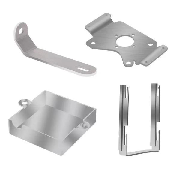 Bending Sheet Metal Forming Parts Stainless Steel Aluminium Metal Brushing