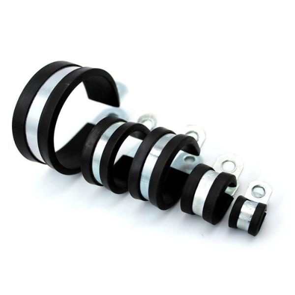 Buy cheap Galvanized Steel High Strength Tube Pipe Clamp Rubber Loaded Coated Metal Hose Clamps from wholesalers