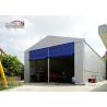 Buy cheap T6 Industrial Storage Tents With Sandwich Walls Auto Rolling Gate from wholesalers