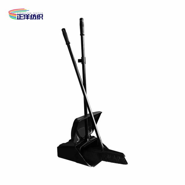 Buy cheap Restaurant Office Hospital Foldable Windproof Rubber Long Handle Plastic Broom Dust Pan Set from wholesalers
