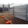 Buy cheap OD 48 post temp fencing for sale 2100mm x 2400mm width mesh opening ：60mm x 150mm diameter 4.00mm UV treatment block from wholesalers
