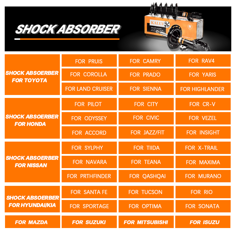 339262 51606-SWW-E01 51606-SWY-E01 Auto Shock Absorbers Hon-da CR-V CRV
