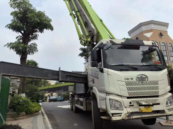 Buy cheap SA Ny Used Concrete Pump Truck 47m Horizontal Reach 12255*2550*4000mm Pump Year 2020 from wholesalers