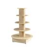 Buy cheap MDF Material Clothing Display Racks Double Sided Cloth Display Stand For Shop from wholesalers