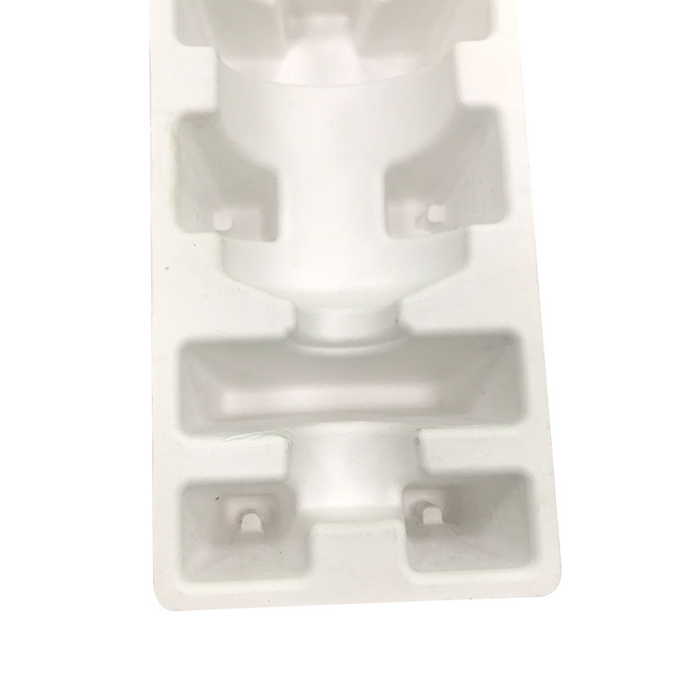 Customized Dry Pressed Pulp Lined Grey Watch Pulp Packaging Tray Biodegradable
