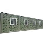 Camouflage Prefabricated Mobile House Container Camp House for Emergency Rescue