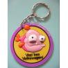 Buy cheap custom made soft 3D rubber pvc logo keychain from wholesalers