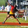 Buy cheap Iaaf Approved 400m Standard 8 lanes Spray Coated Sandwich Athletic Rubber Running Track for Sports Fields from wholesalers