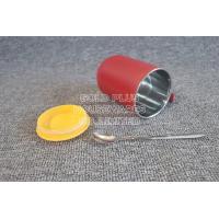 Buy cheap BPA Free Red Handgrip 304 Stainless Steel Coffee Cup With Sealing Cover product