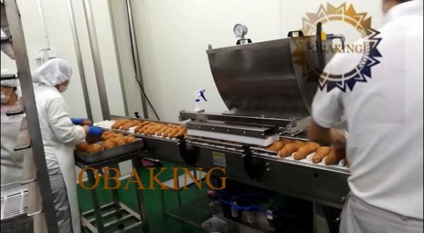Buy cheap OBaking stainless steel Pastry bread machine ,croissant automatic production line large capacity 10000 pieces per hour from wholesalers