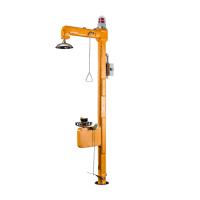 Buy cheap Push Handle Activation Tempered Water Eyewash ABS Plastic With Sound And Light product