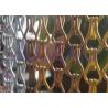 Buy cheap Aluminium Metal Chain Link Curtains With Bended Track And Different Colors from wholesalers