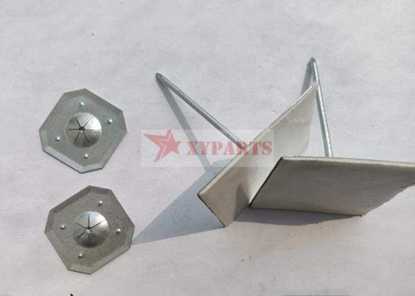 Buy cheap 12ga Mild Steel Fixing Rockwool Insulation Fasteners Hanger Nails With Double Side Tape from wholesalers