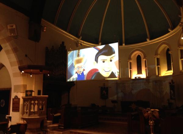 Buy cheap Adhesive Rear Projection Screen Film , Outdoor Transparent Projection Film from wholesalers