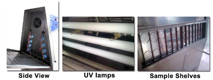Pc Control Environmental Test Chambers Uv Testing Equipment 1600 Hours Life Time