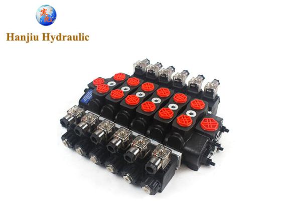 Hydraulic Multiple Sectional Directional Control Valve Hssd8 21gpm 12V 315 Bar