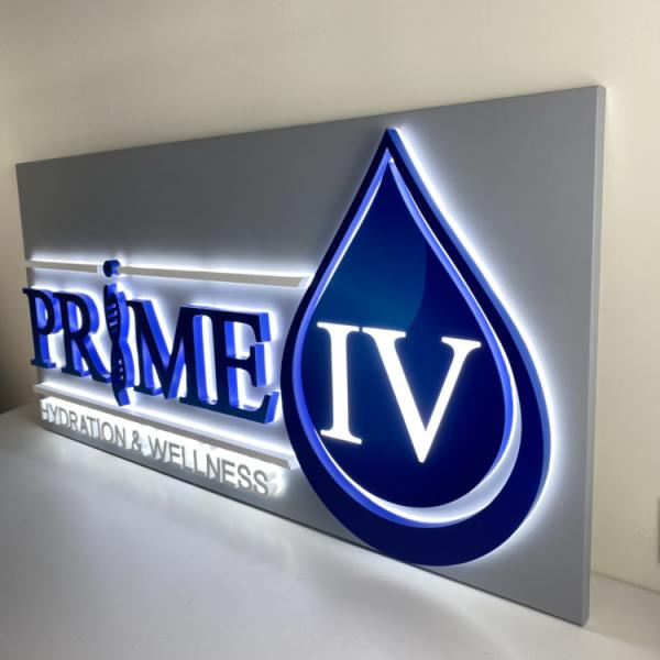 Buy cheap 20mm Backlit Stainless Steel Letters SMD 5050 Led Illuminated Sign Boards from wholesalers